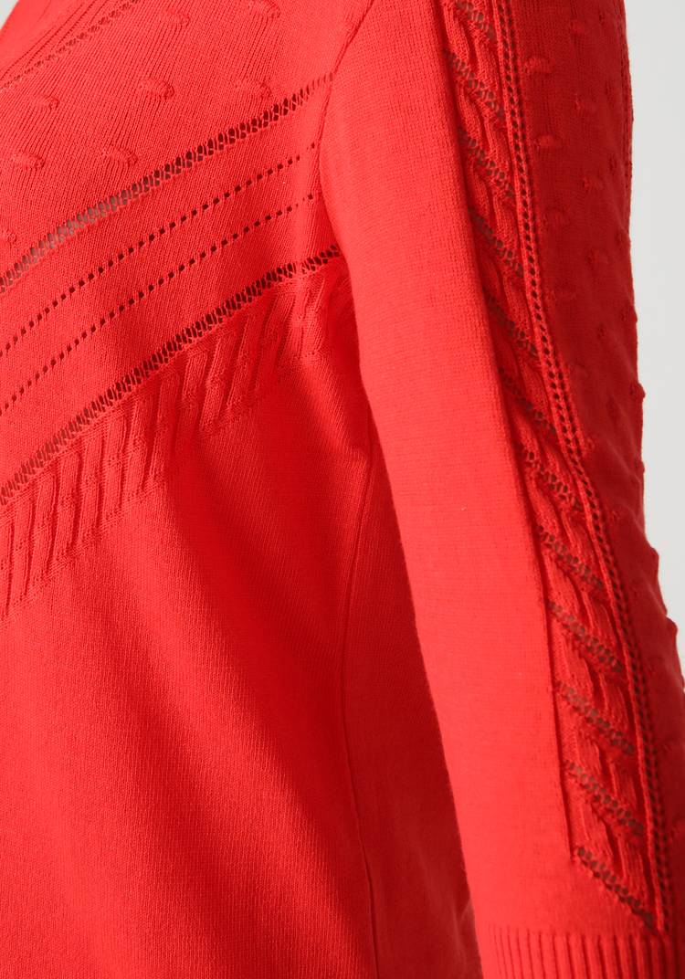 Джемпер ажурный со спущенным рукавом шир.  750, рис. 32