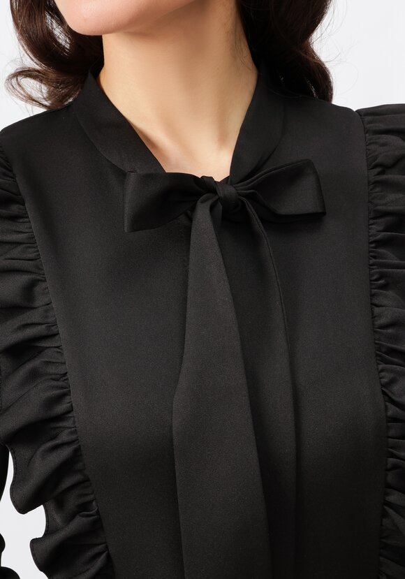 Платье с бантом свободного кроя шир.  580, рис. 15