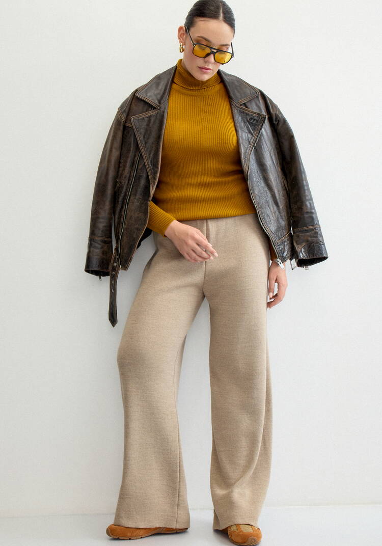 Брюки свободного кроя палаццо шир.  750, рис. 15