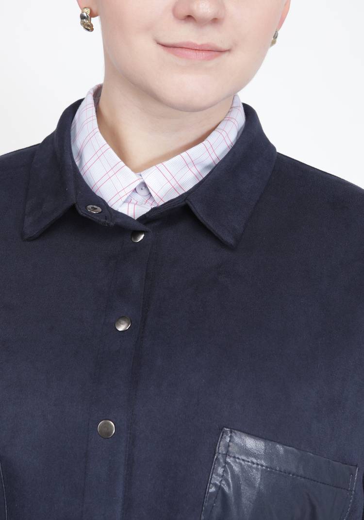 Рубашка-жакет с поясом шир.  750, рис. 8