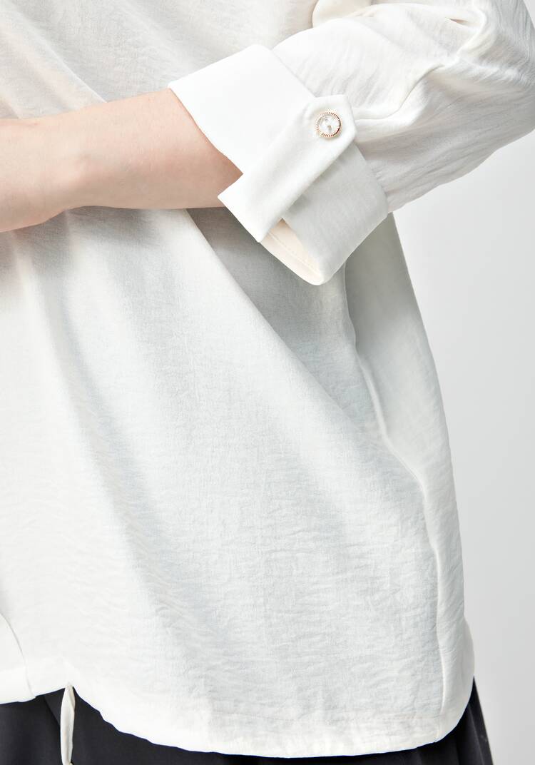 Блуза с патой на рукавах шир.  750, рис. 21