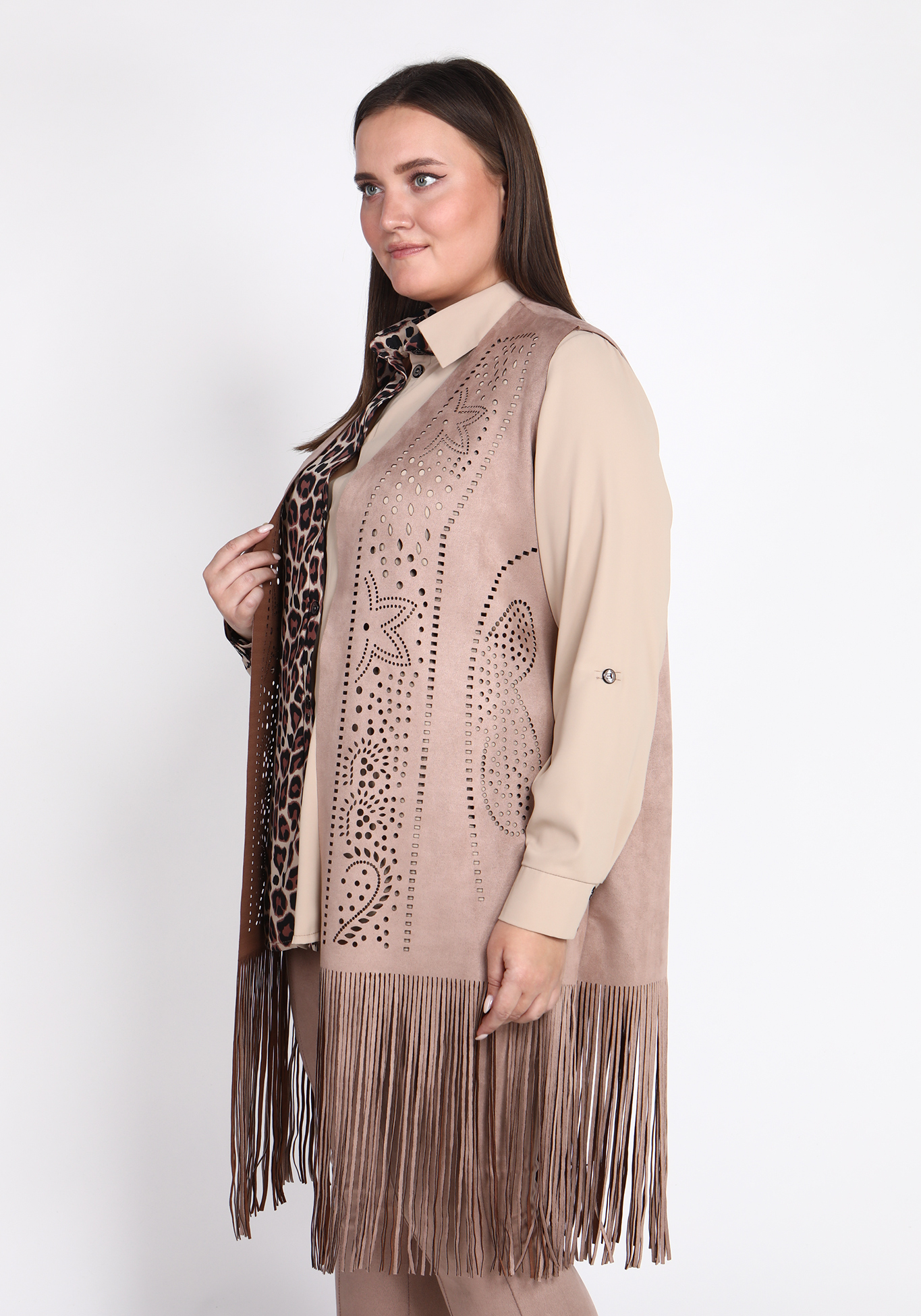 Жилет из экозамши "Сильвия"