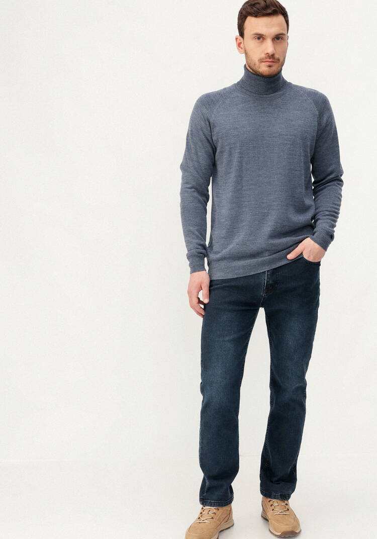 Джемпер вязаный с высокой горловиной шир.  750, рис. 25