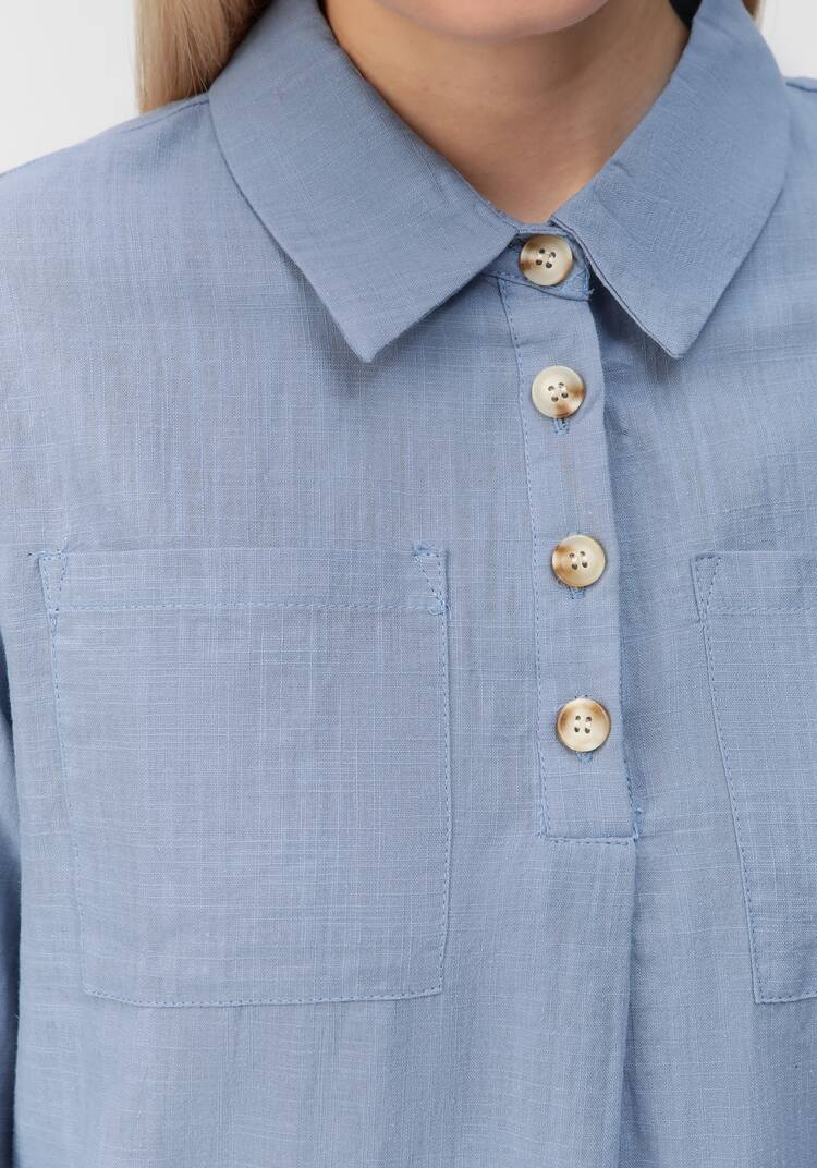 Туника с декоративными пуговицами Тина шир.  750, рис. 12