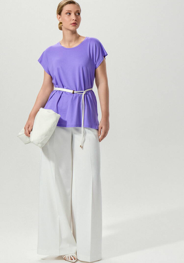 Блуза однотонная базовая без рукавов шир.  750, рис. 33