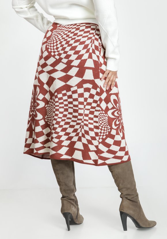 Юбка с абстрактным рисунком шир.  580, рис. 6