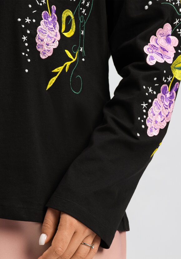 Лонгслив с вышивкой шир.  580, рис. 16