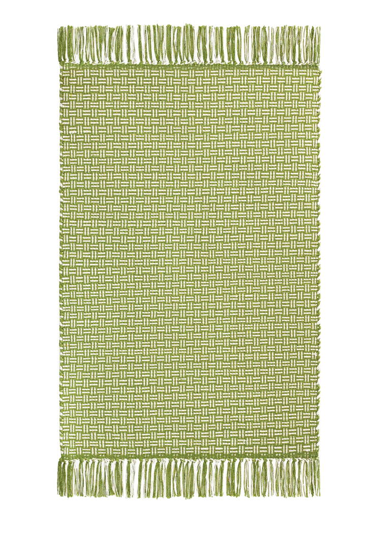 Коврик из хлопка с бахромой шир.  750, рис. 9