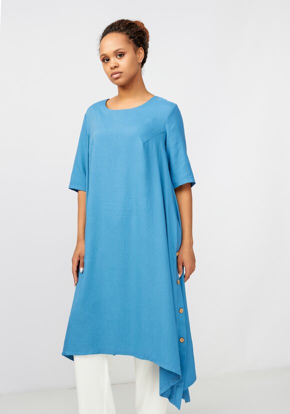 Удлиненная туника с разрезами шир.  580, рис. 16