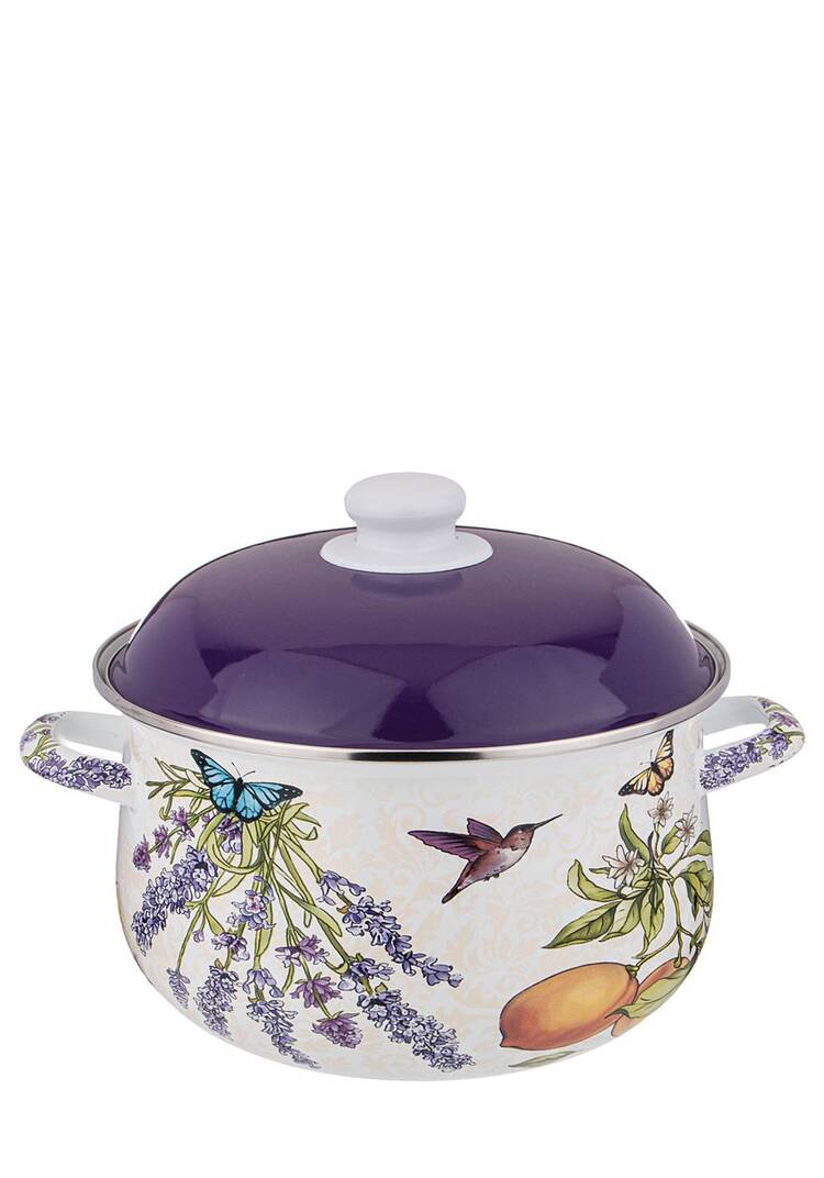 Эмалированная кастрюля с крышкой шир.  750, рис. 9