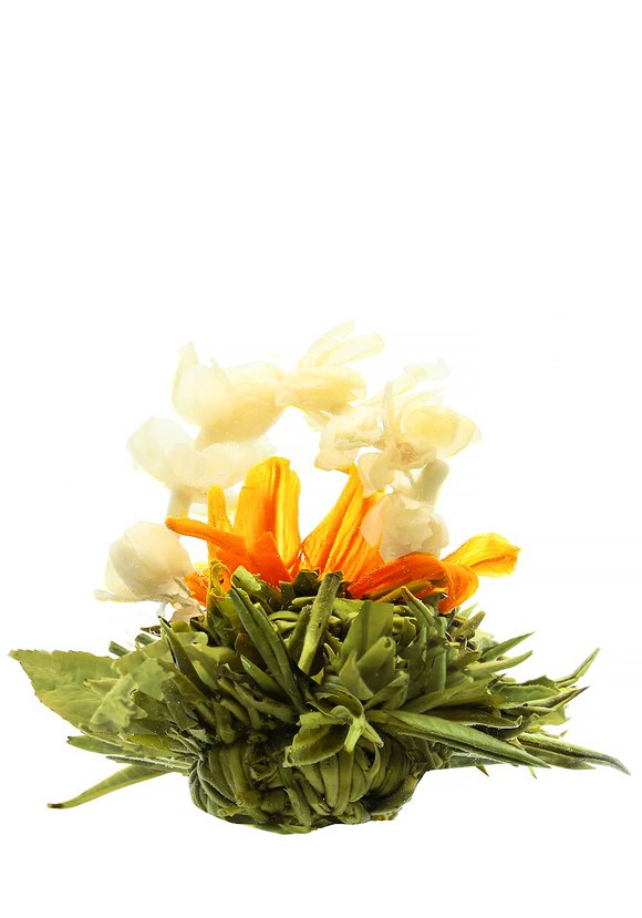 Чай связанный Лунный сад с цветком жасмина шир.  580, рис. 5