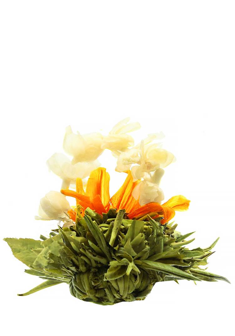 Чай связанный Лунный сад с цветком жасмина шир.  750, рис. 5