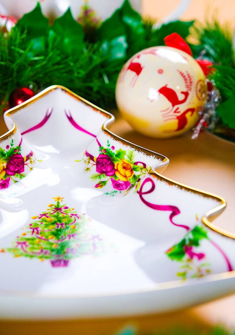 Блюдо-ёлка из фарфора шир.  750, рис. 2