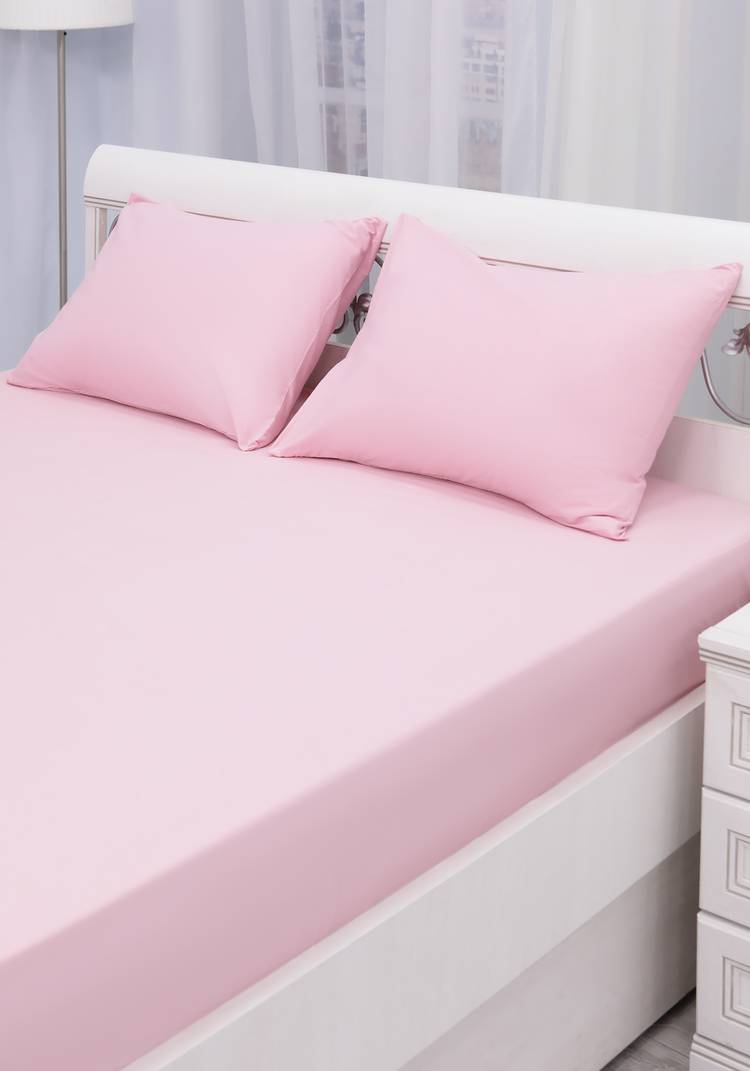 Простыня на резинке из поплина Облако снов шир.  750, рис. 15