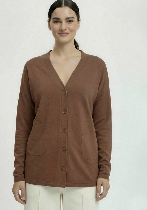 Кардиган на пуговицах утепленный шир.  580, рис. 13