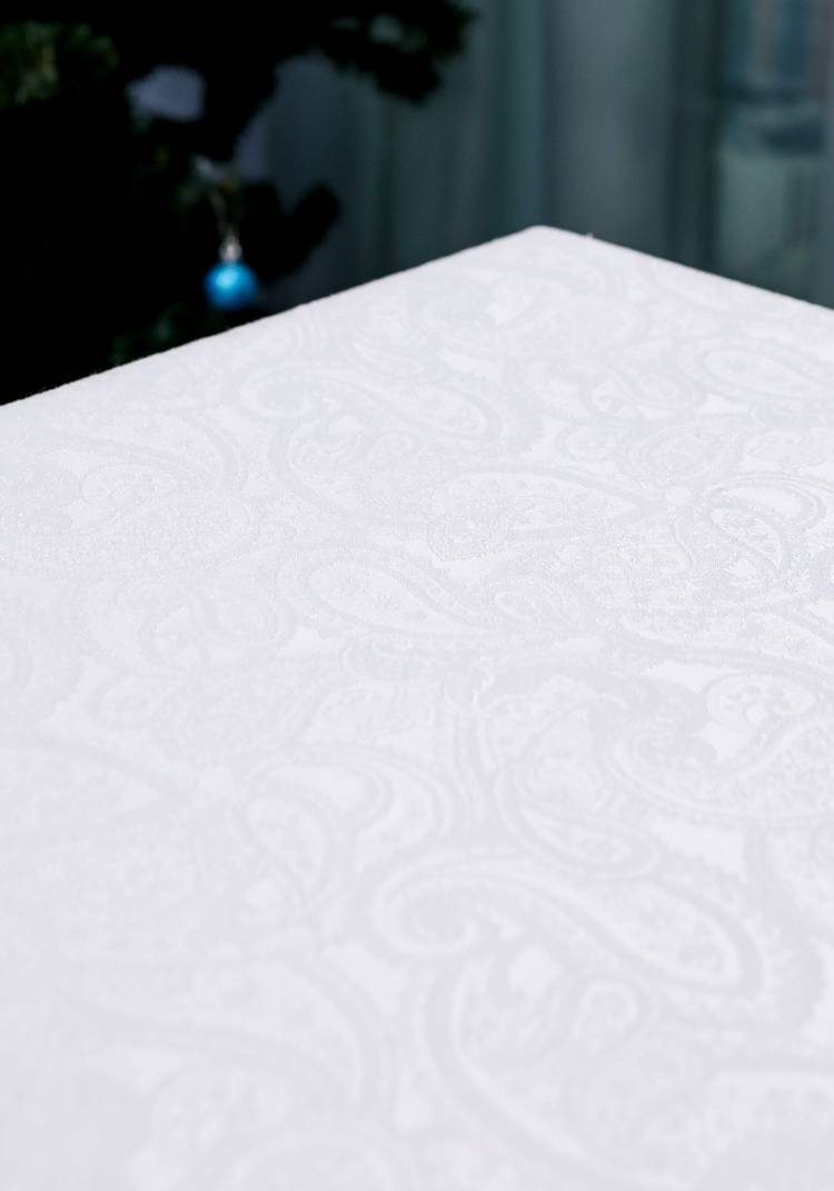 Скатерть жаккард с дорожкой Новогодняя шир.  750, рис. 3