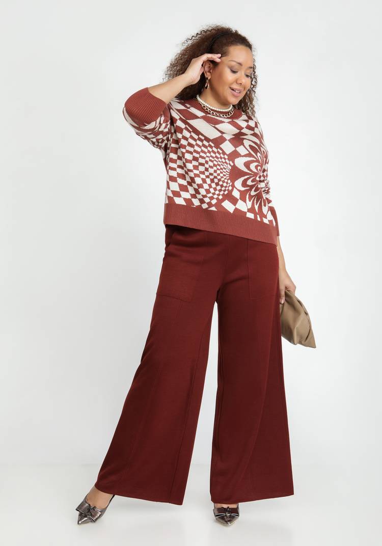 Джемпер с рисунком абстракция шир.  750, рис. 6