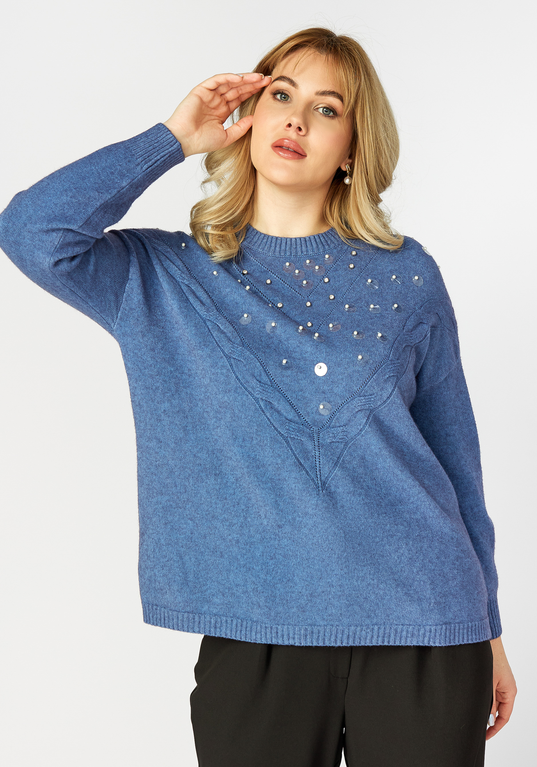 

Джемпер женский "Ксения", Серый