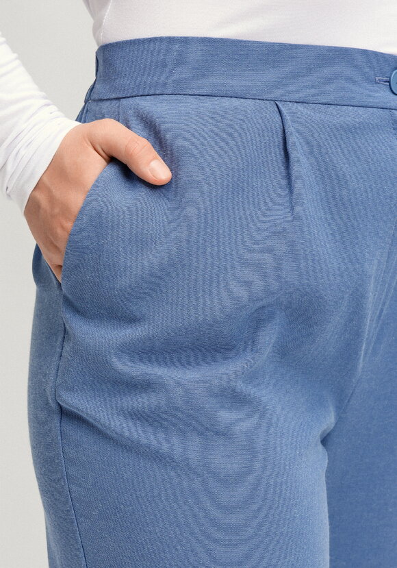 Брюки прямого силуэта с поясом на резинке шир.  580, рис. 10