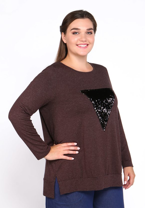 Джемпер Блестящая Искра шир.  580, рис. 5