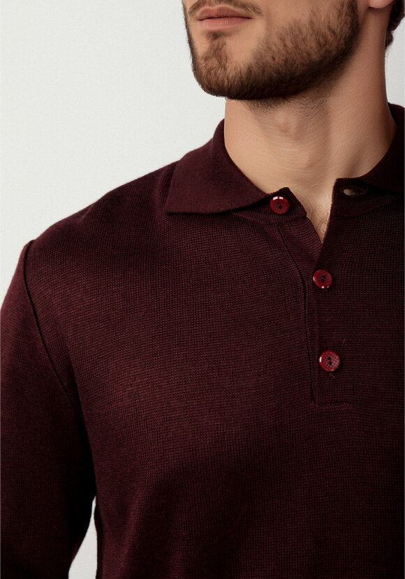 Джемпер-поло на пуговицах шир.  580, рис. 11