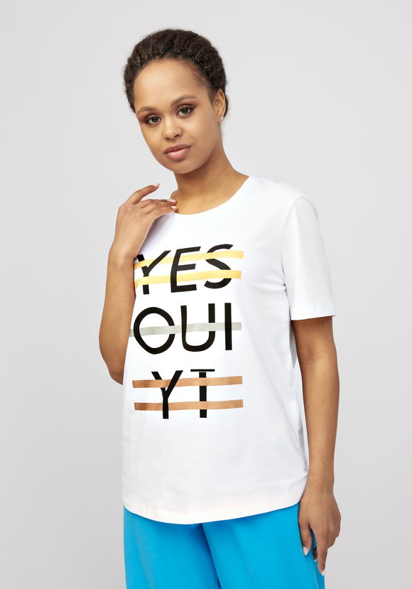 Футболка женская с коротким рукавом Ирен шир.  580, рис. 1