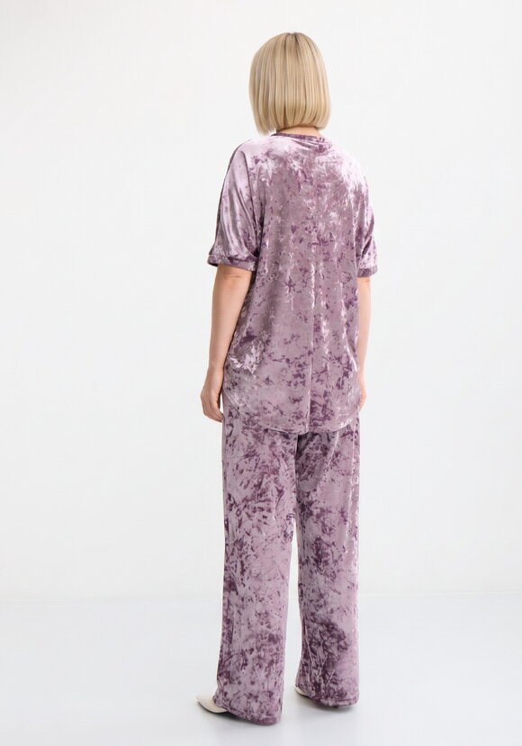 Костюм бархатный с брюками палаццо шир.  580, рис. 14