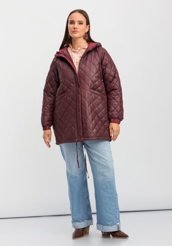 Куртка оверсайз из оригинальной ткани шир.  580, рис. 10