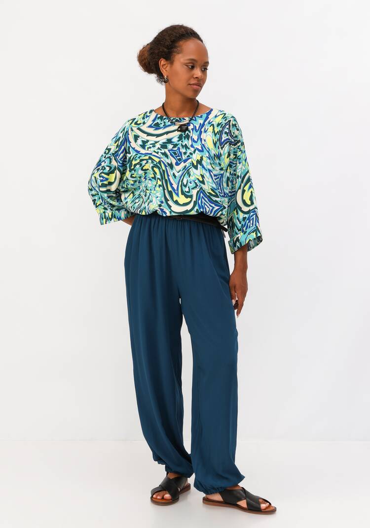 Брюки-шаровары на резинке шир.  750, рис. 7