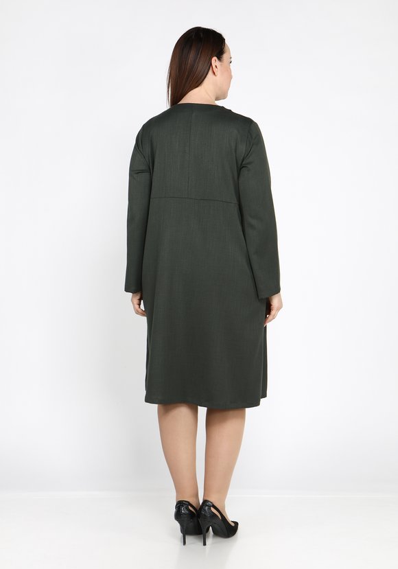 Платье миди с функциональными карманами шир.  580, рис. 6