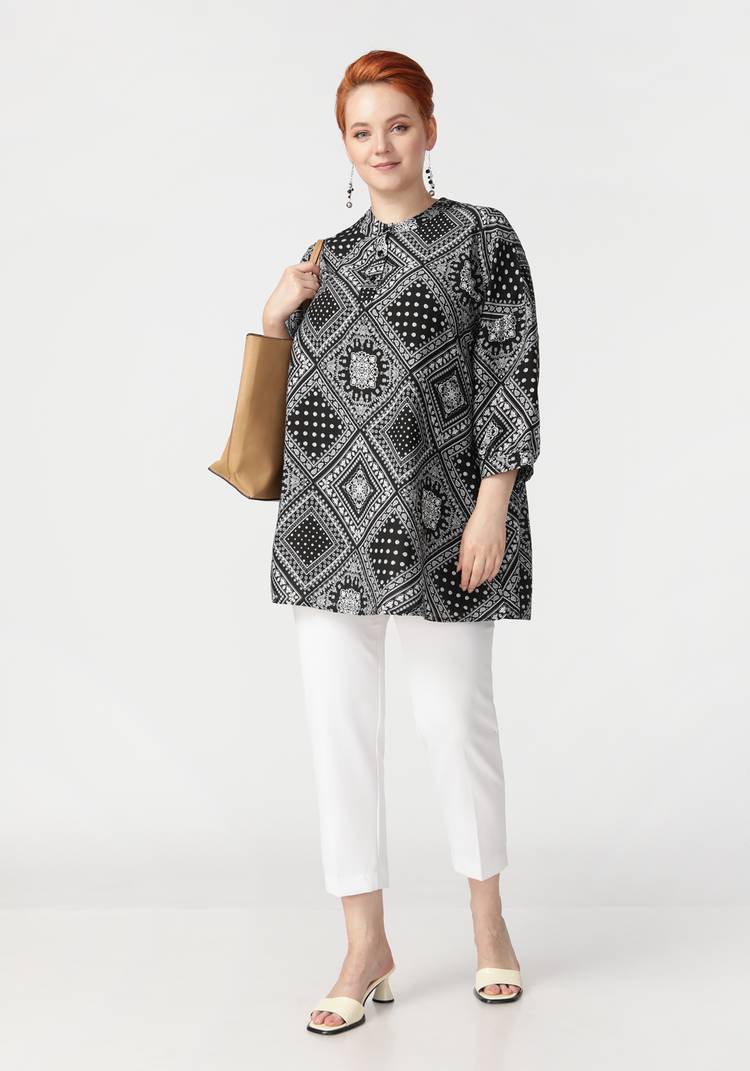 Блуза Приятное мгновение шир.  750, рис. 10