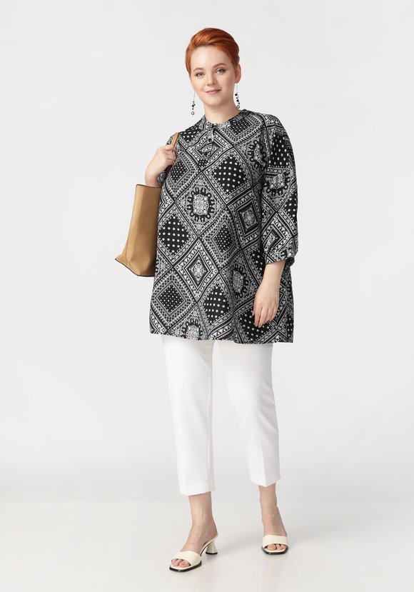 Блуза Приятное мгновение шир.  580, рис. 10