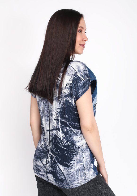 Блуза Кристальные острова шир.  580, рис. 3