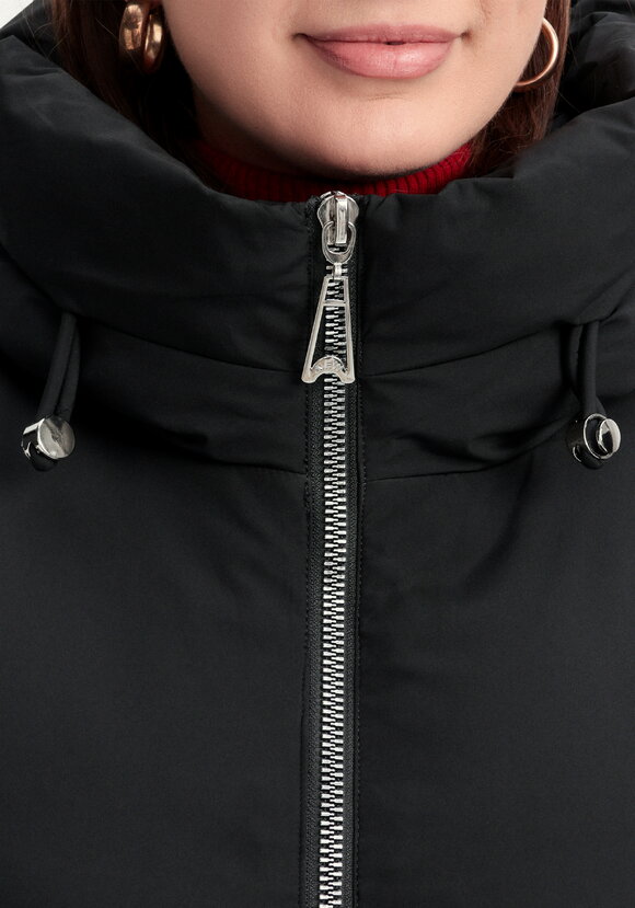 Пуховик с боковыми карманами на молнии шир.  580, рис. 6