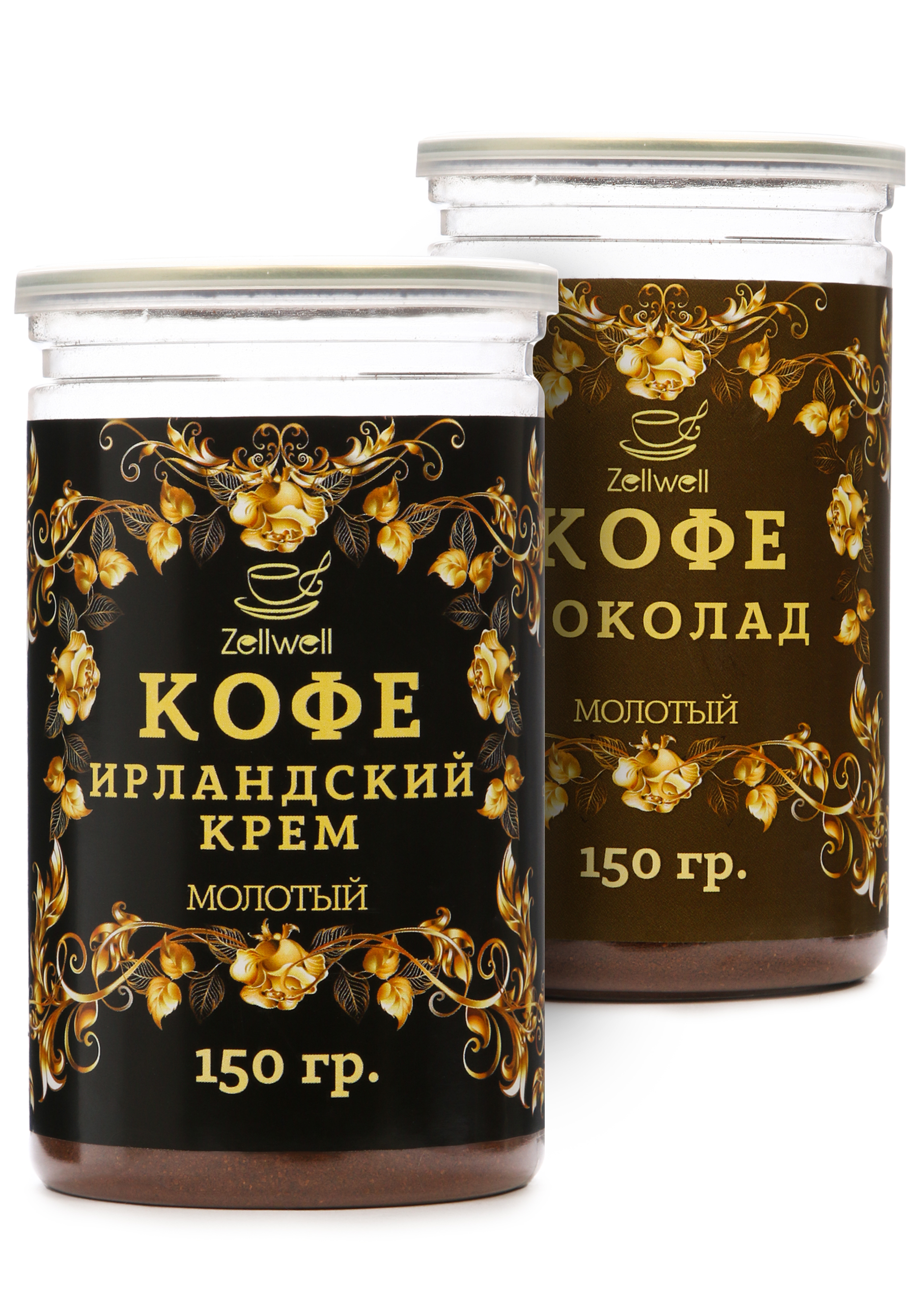 

Набор молотого кофе (2 шт.), Шоколад+ирландский крем