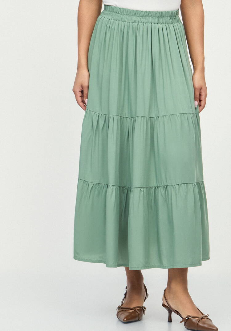 Юбка ярусная из штапеля шир.  750, рис. 11