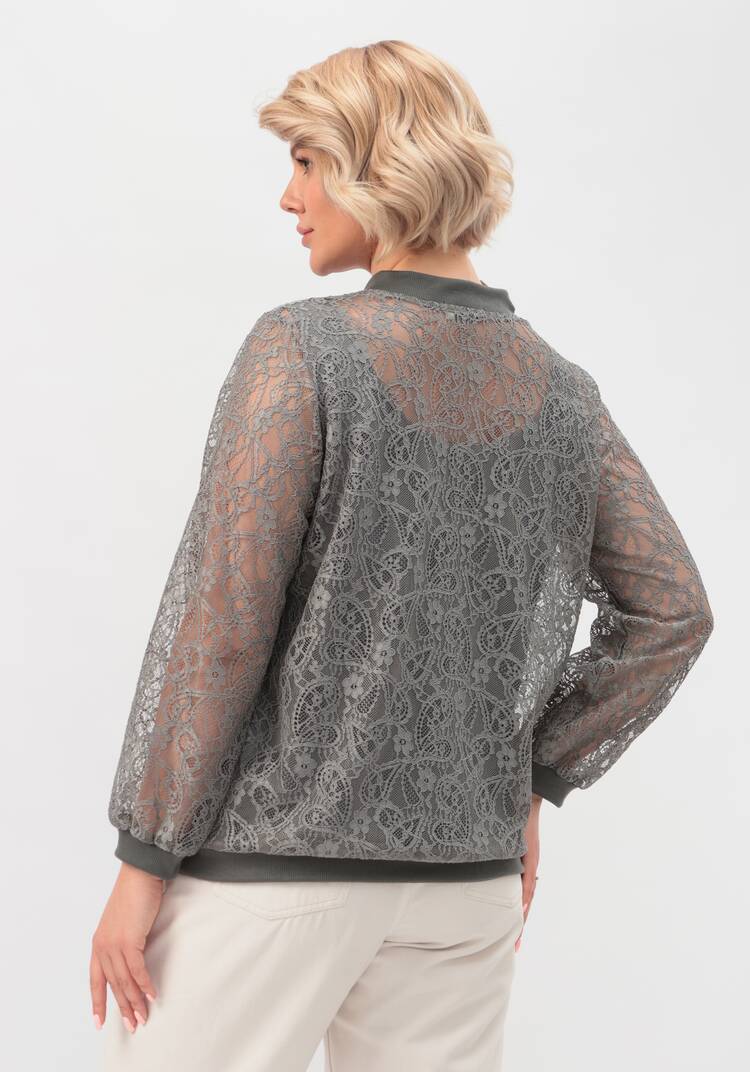 Бомбер кружевной шир.  750, рис. 20