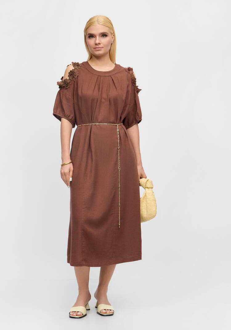 Платье изо льна Божественное вдохновение шир.  750, рис. 2