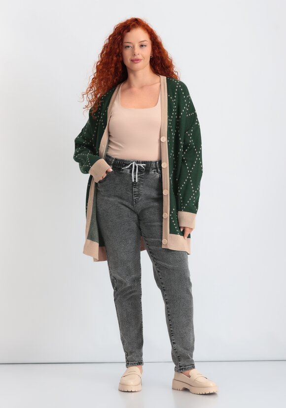 Джинсы на эластичной ленте Амелия шир.  580, рис. 7