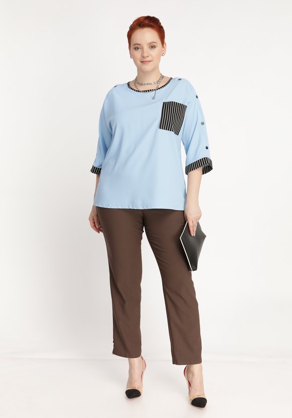 Блуза Замечательная идея шир.  580, рис. 7