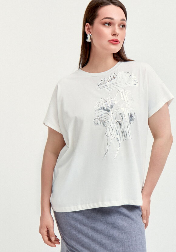 Футболка с металлизированным напылением шир.  580, рис. 6