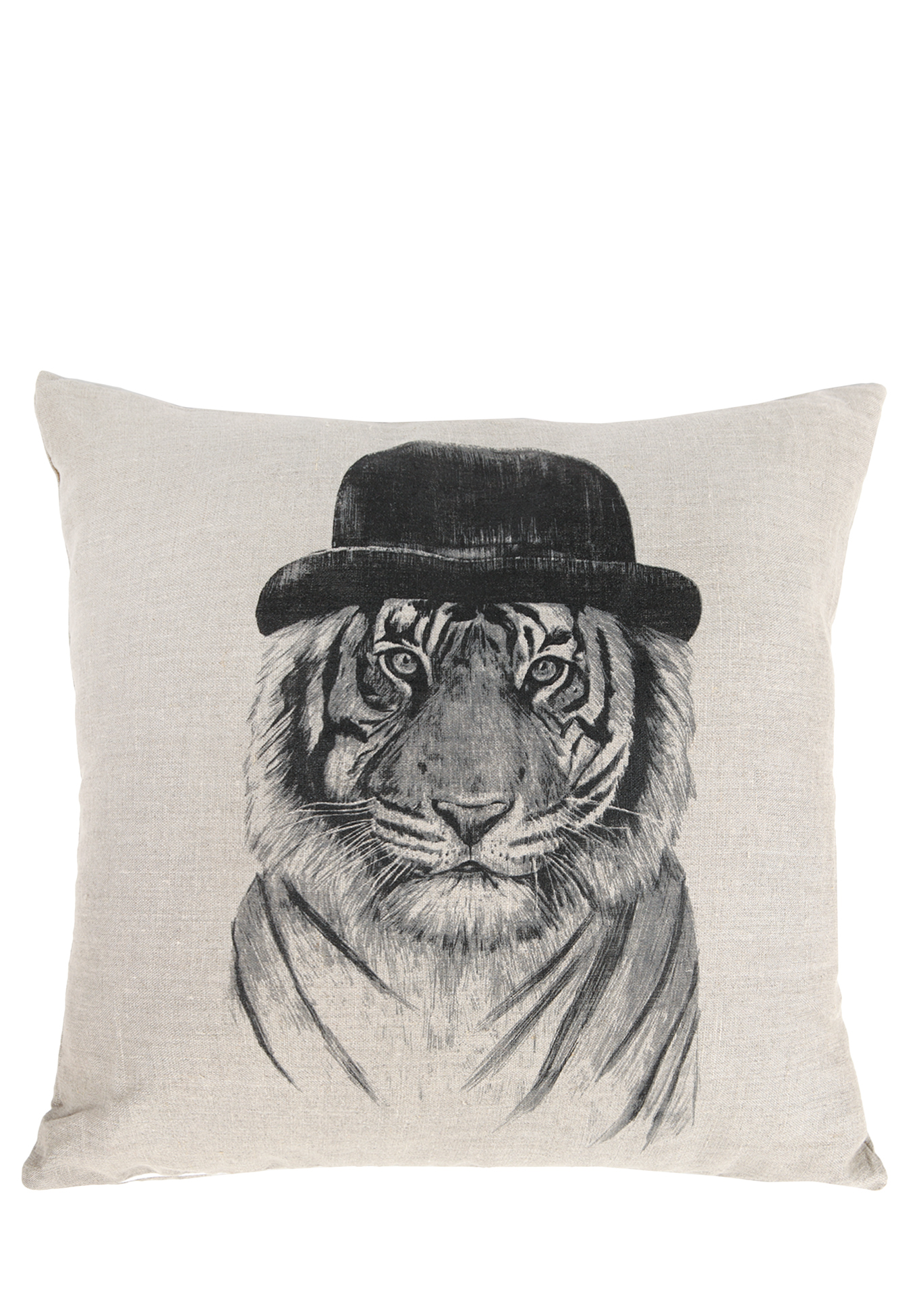 

Подушка декоративная с чехлом из льна