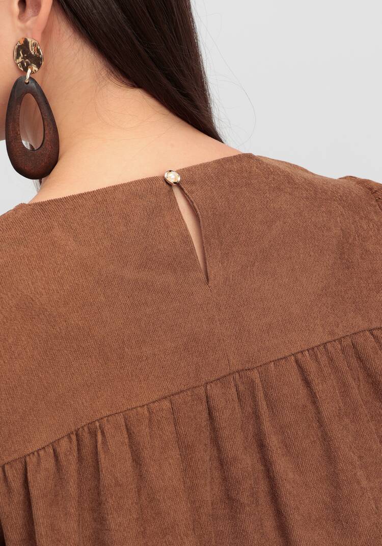 Платье из микровельвета ярусное шир.  750, рис. 24