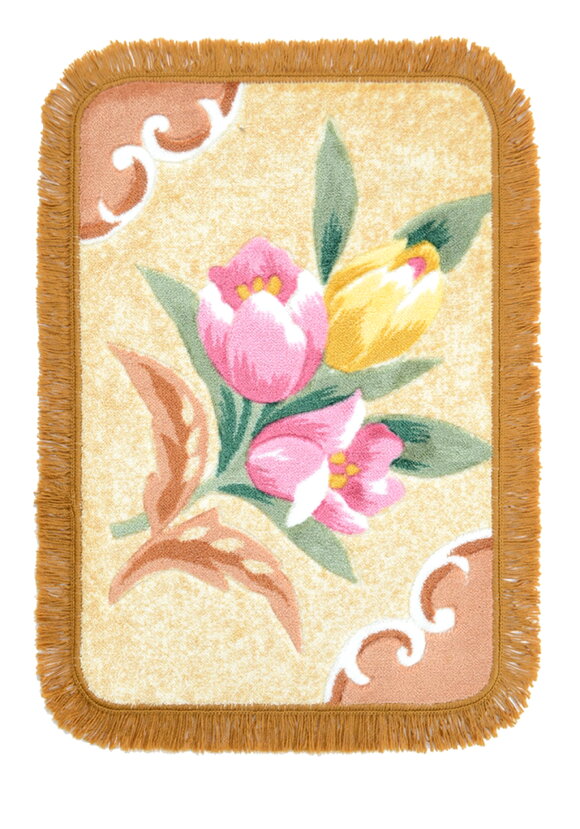 Коврик с бахромой шир.  580, рис. 22