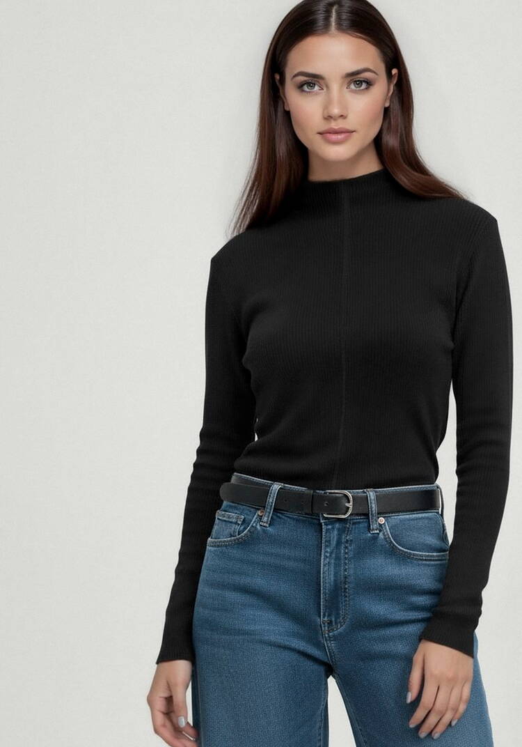 Джемпер с цельнокроеной стойкой шир.  750, рис. 7