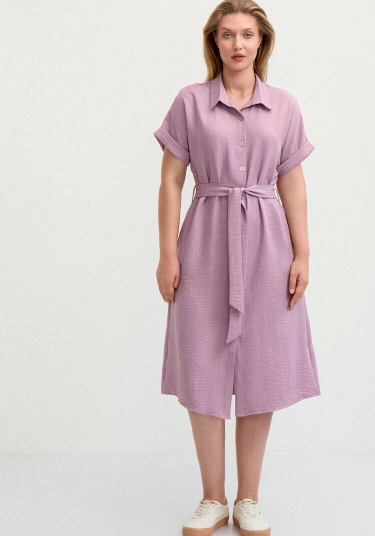 Платье со спущенным плечом А-силуэта шир.  750, рис. 20