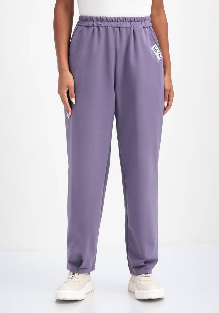 Брюки трикотажные с защипами по низу шир.  750, рис. 4