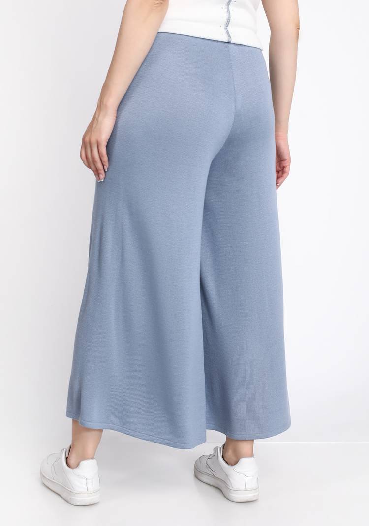 Брюки-кюлоты широкие на резинке шир.  750, рис. 7