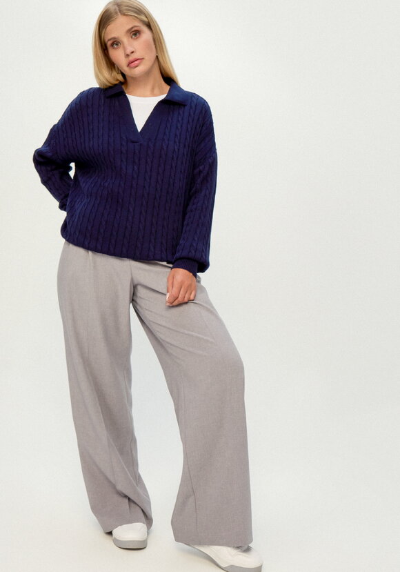 Джемпер с отложным воротником шир.  580, рис. 25