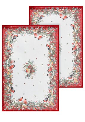 Набор полотенец Снегири, 2 шт.